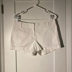 Women's Low rise White J Crew Chino Shorts